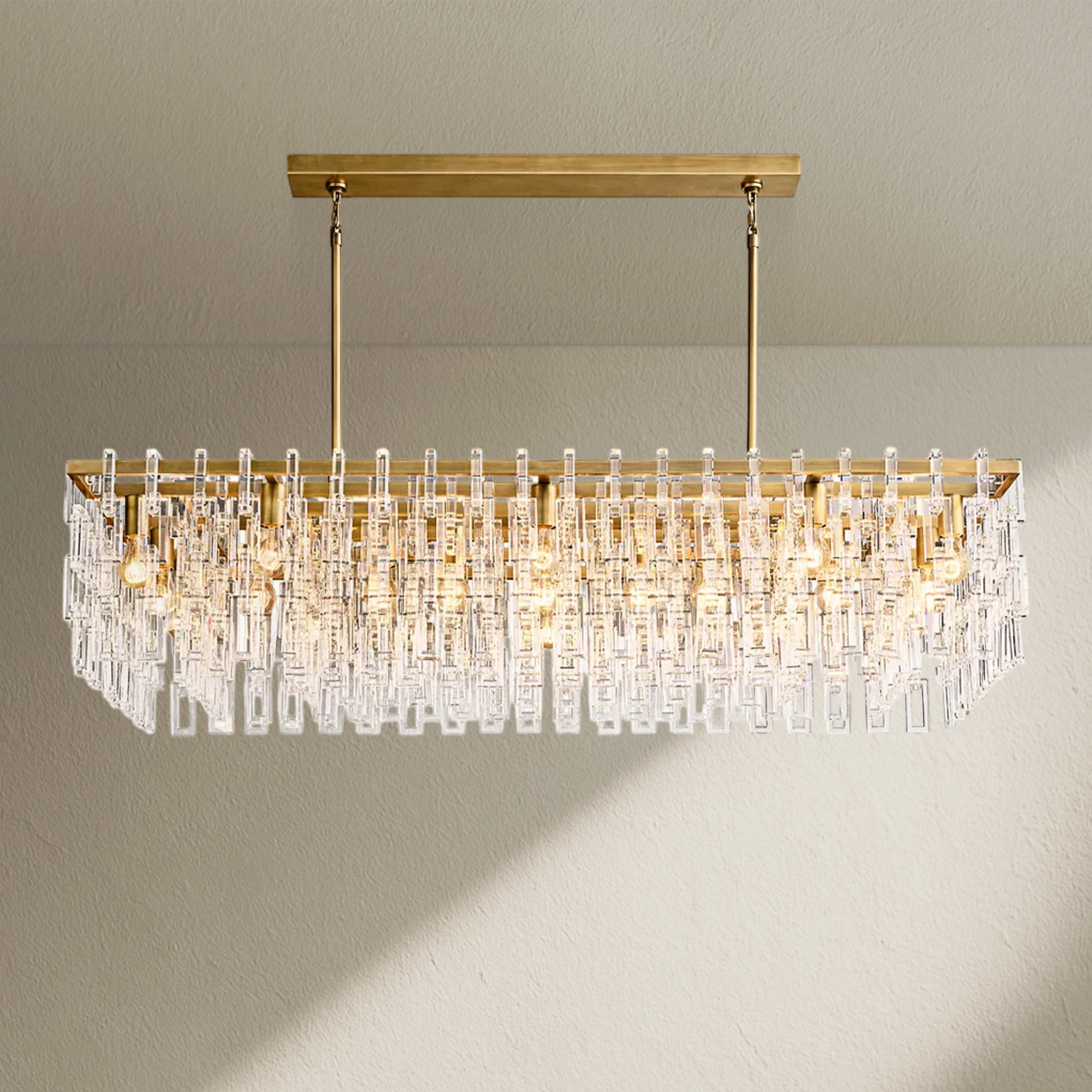 Marifz Modern Rectangular Chandelier 60"
