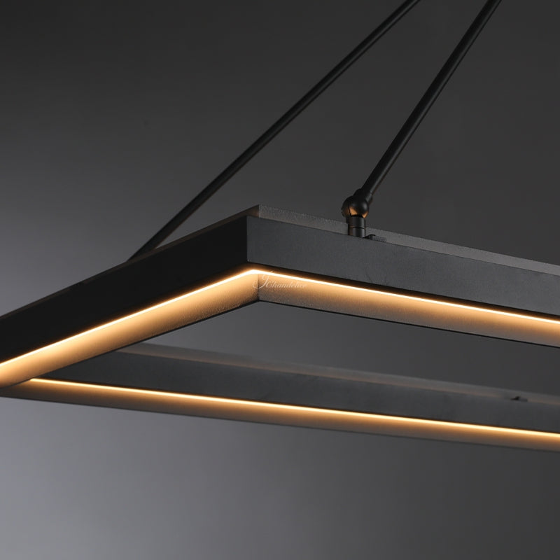 Perfz Rectangular Chandelier 48" 62“