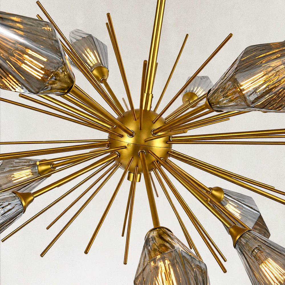 Misty Luxury Smoke Crystal Chandelier