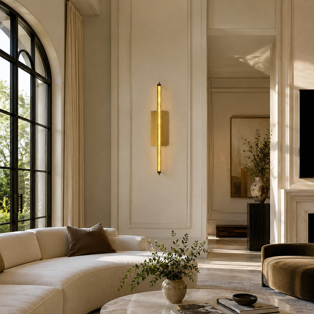 Tharra Smoke Glass Wall Sconce