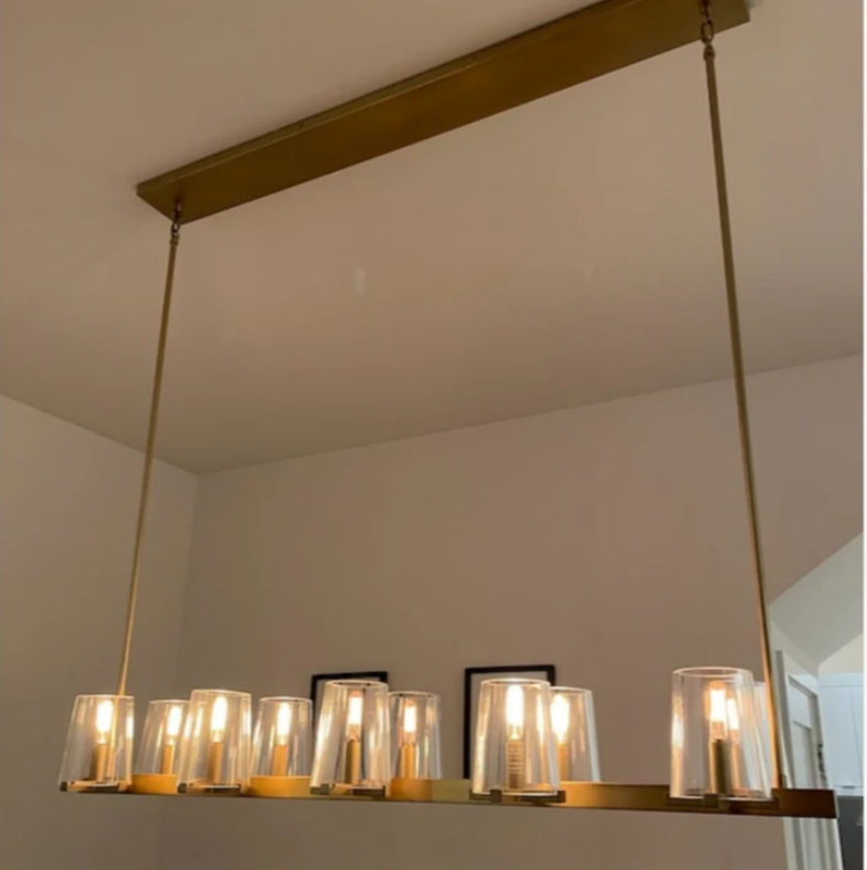 PAFZ Modern Linear Chandelier 49"60"