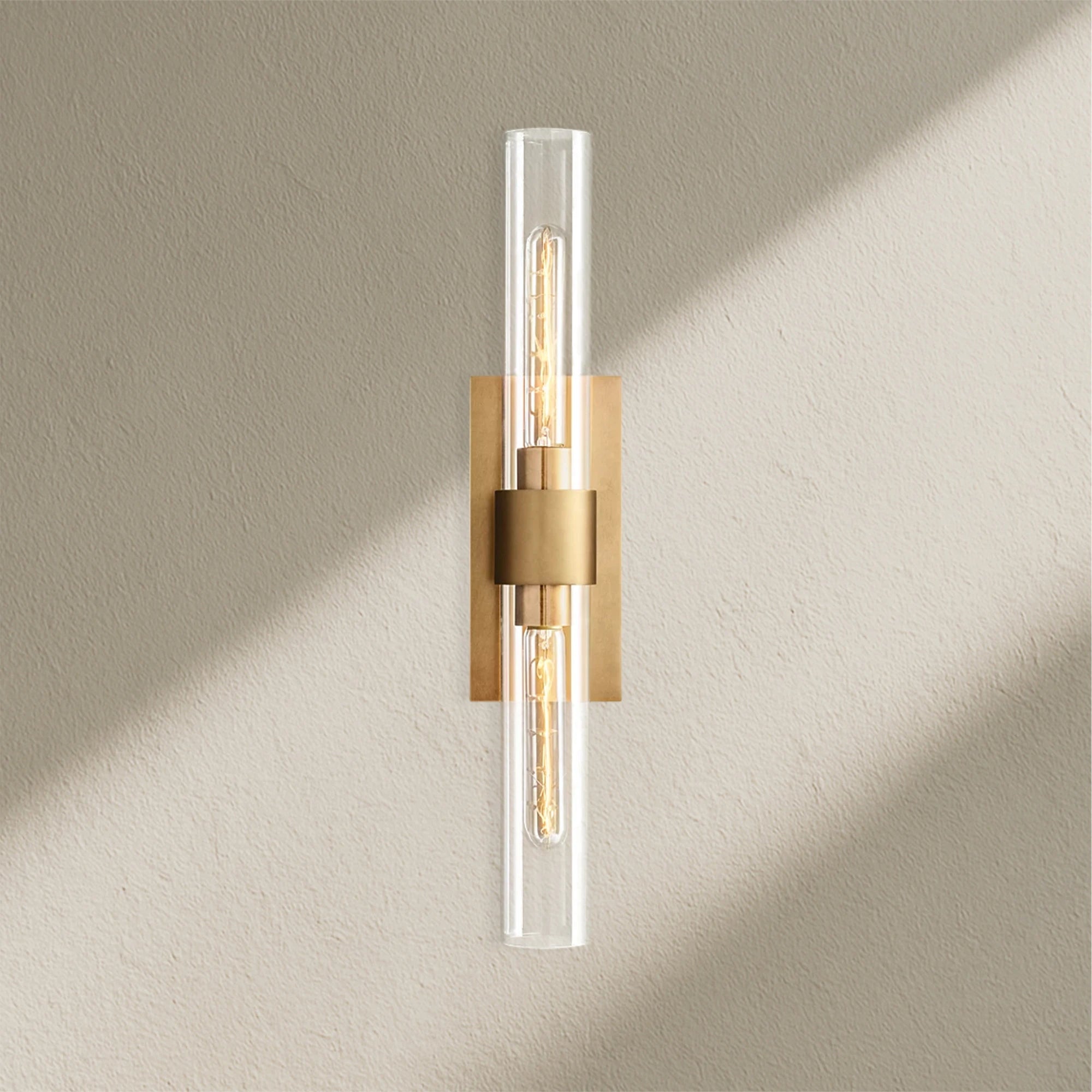 Lavefz Glass Linear Wall Sconce