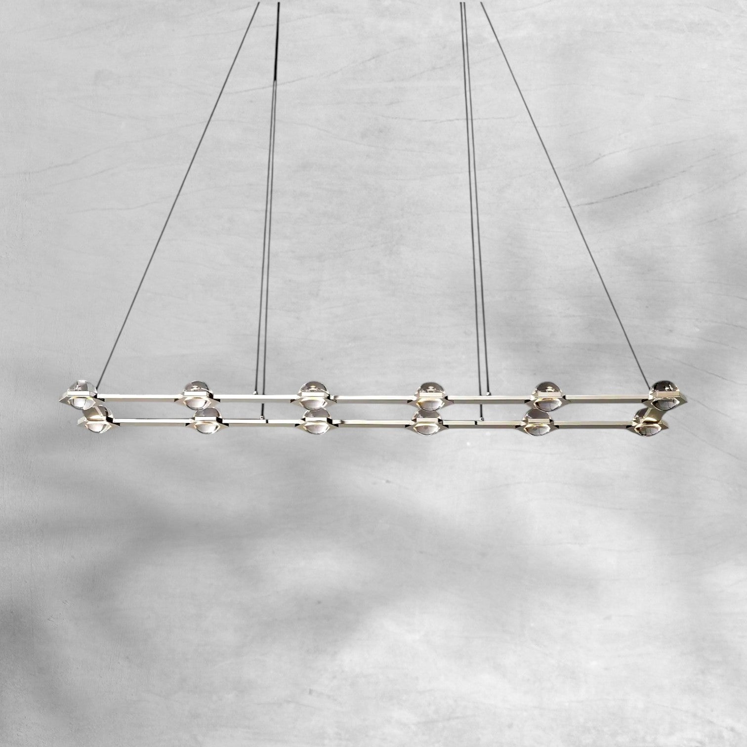 ECLFZ Rectangular Chandelier 54"72"