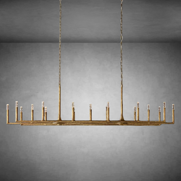 Thaddeas Linear Chandelier 54" 72" 96"