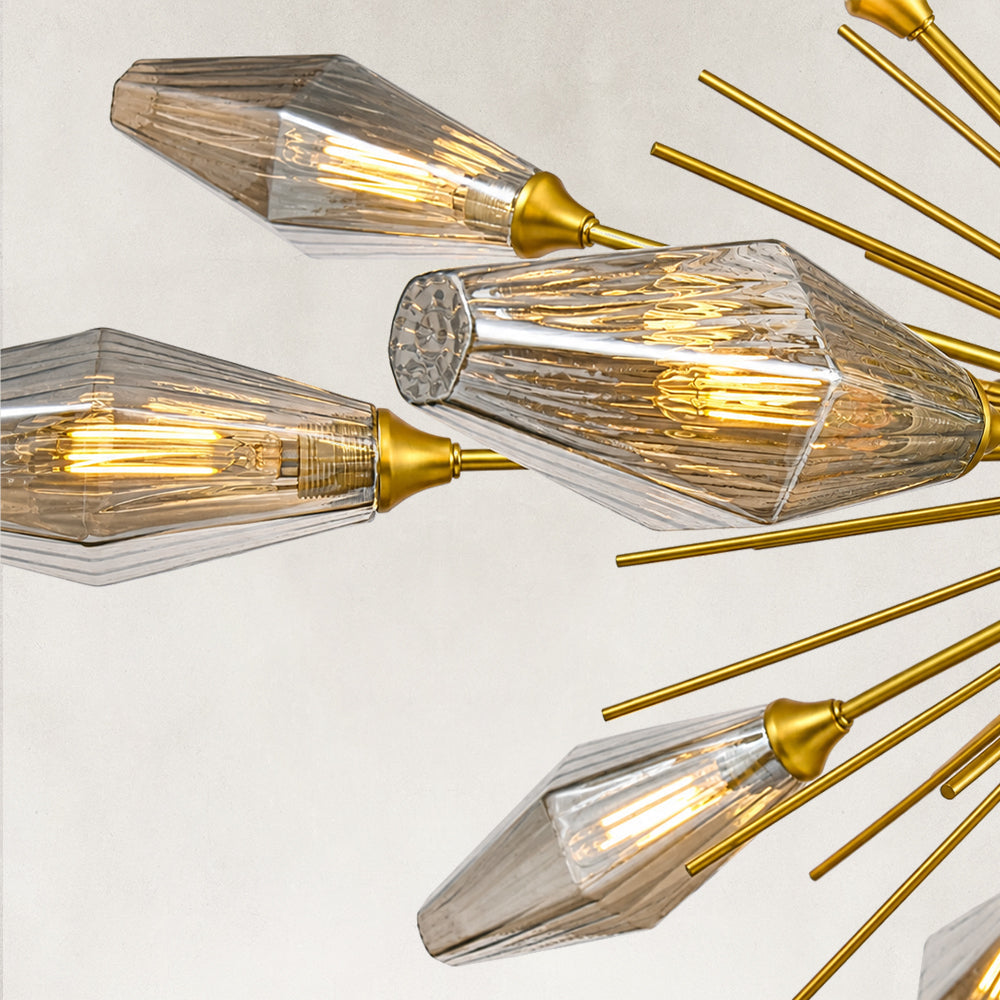 Misty Luxury Smoke Crystal Chandelier