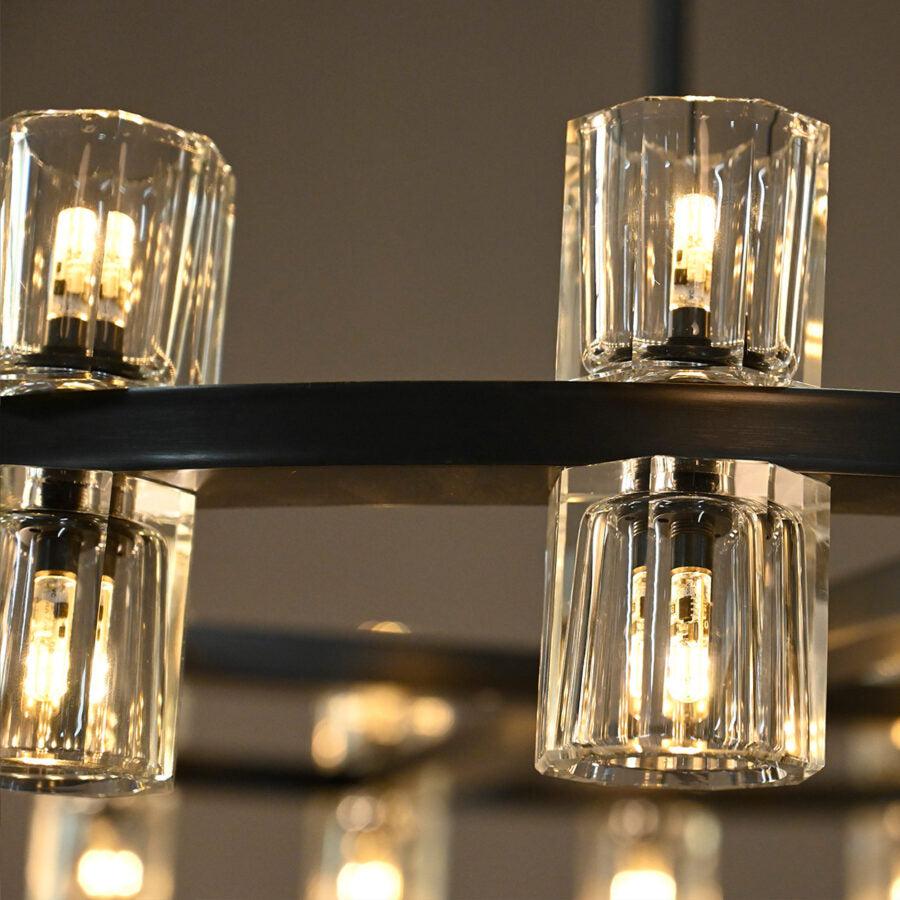 Arcachen Crystal Round Chandelier 48"