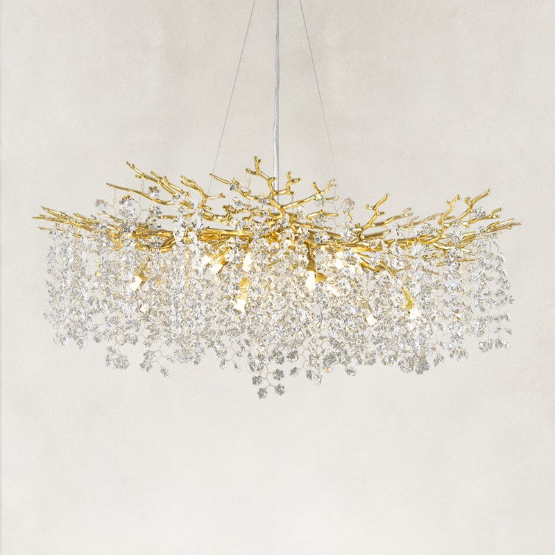 Aurelia Branches Crystal Chandelier 40"