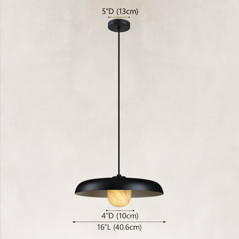 Aven Alabaster Pendant Light 16"D