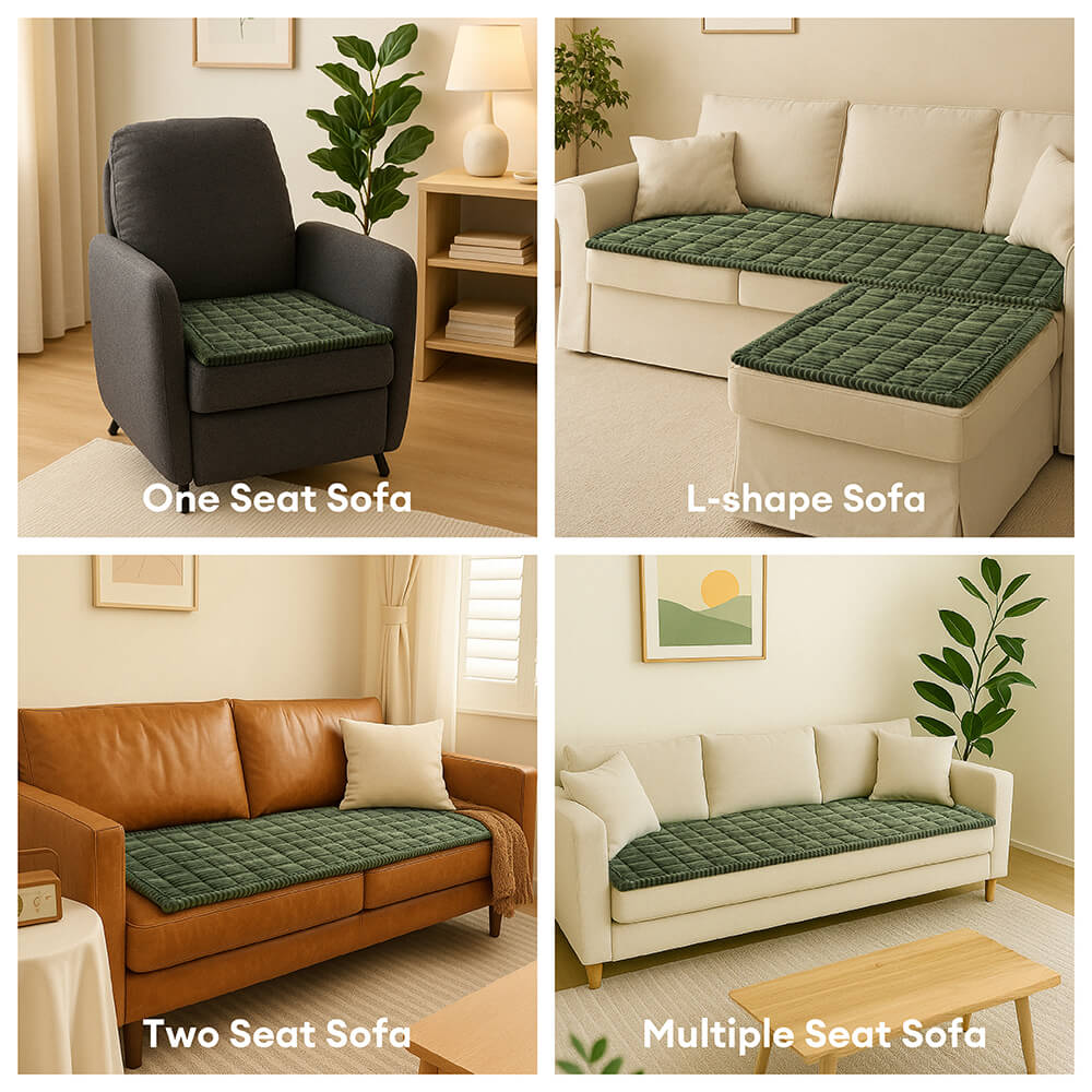 Lazy Soft Flannel Breathable Pet Mat Non-slip Couch Covers