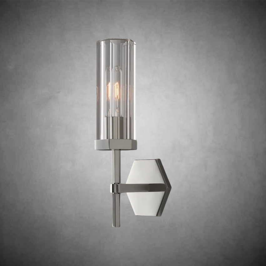 Lameth Hexagonal Wall Sconce 14"19"