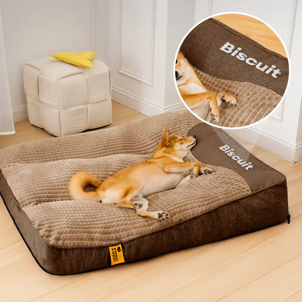 Special Price - Large Thick Scratch-resistant Spine Protection Dog Cushion Bed