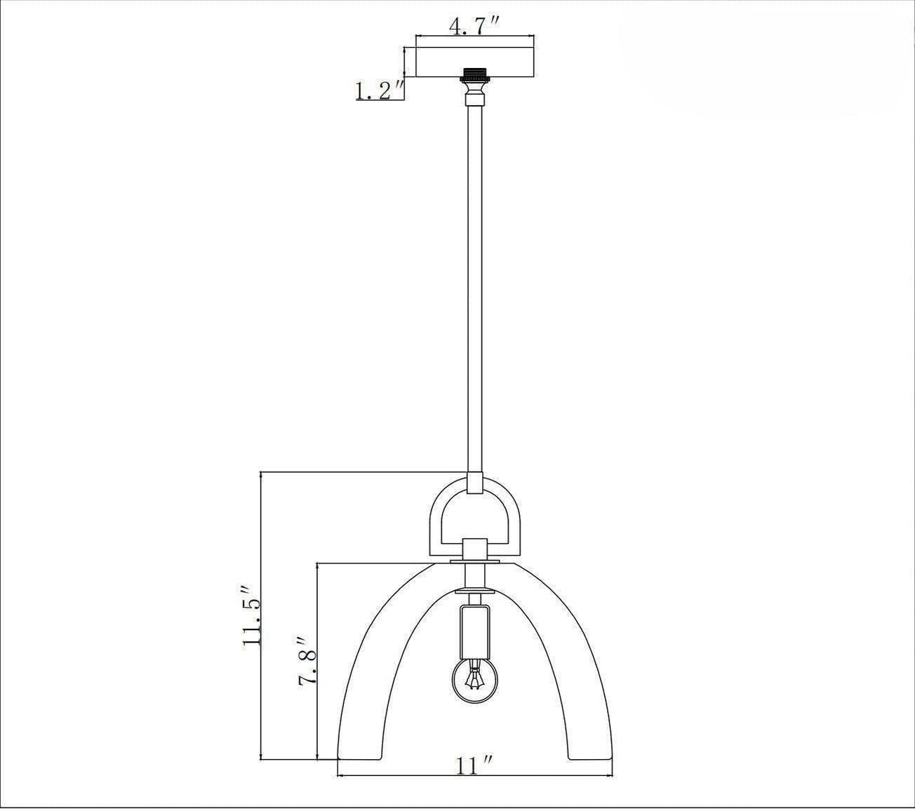 Bofz Dome Pendant 7"11"14"