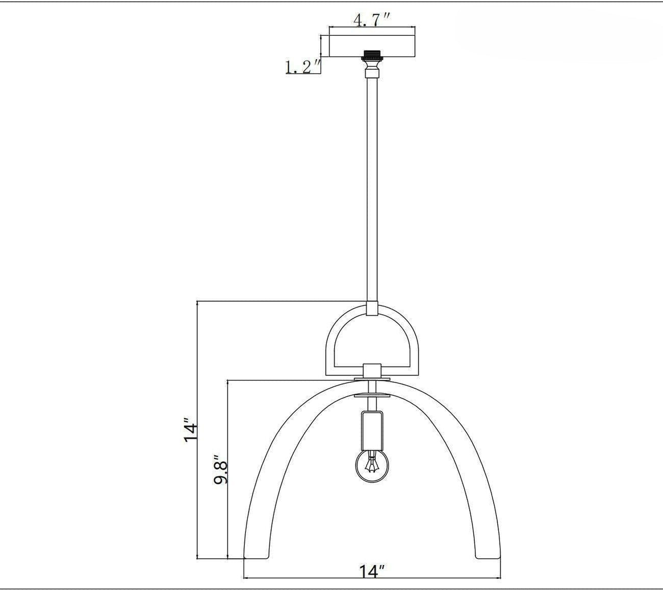 Bofz Dome Pendant 7"11"14"