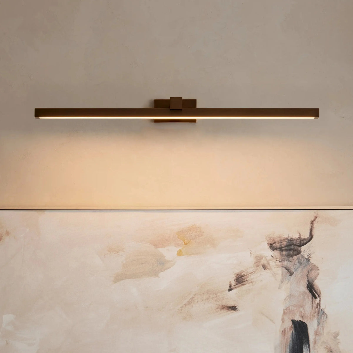 Bronze Corinth Picture Light Sconce 36 inch