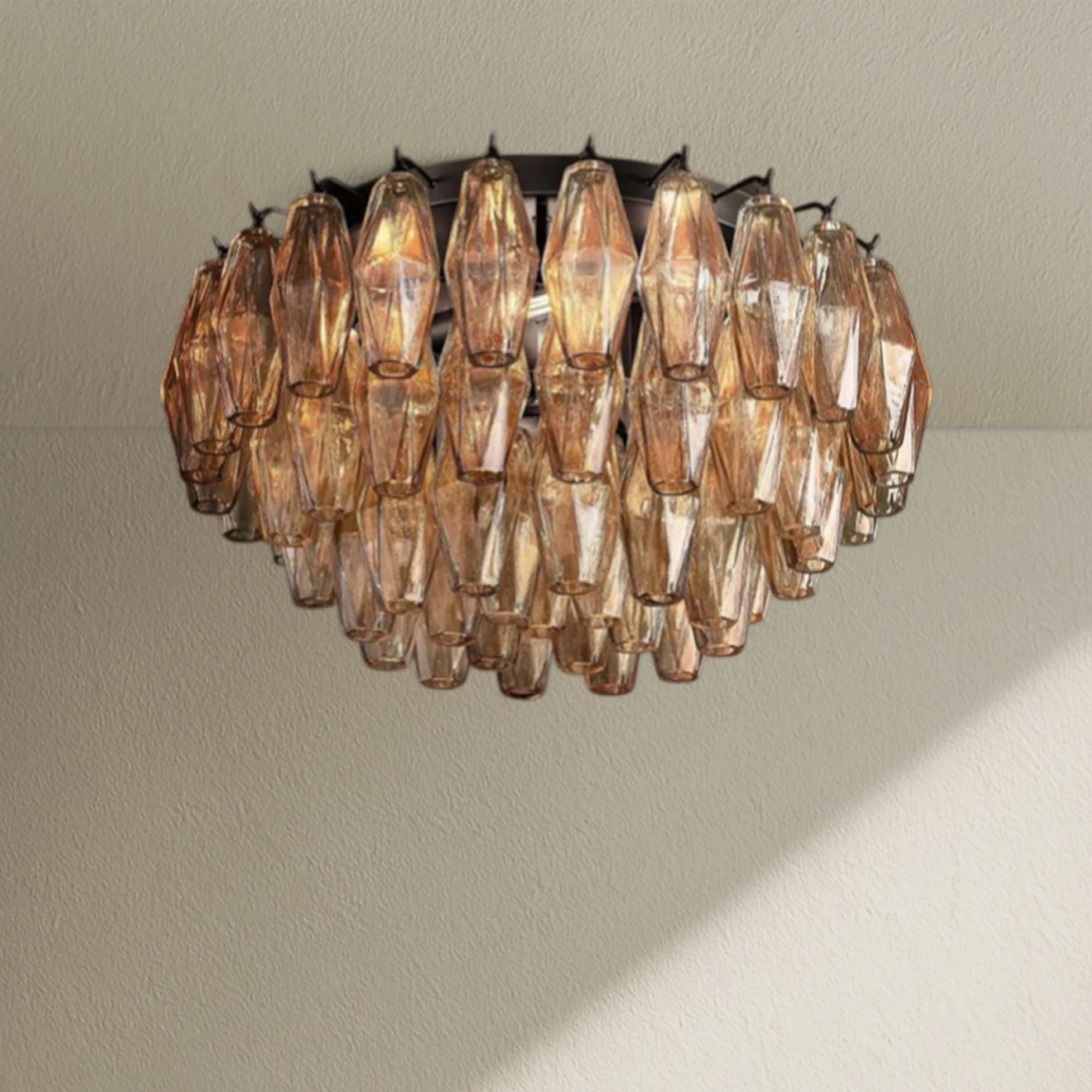 CHRAFZ Glass Flushmount 17"24"
