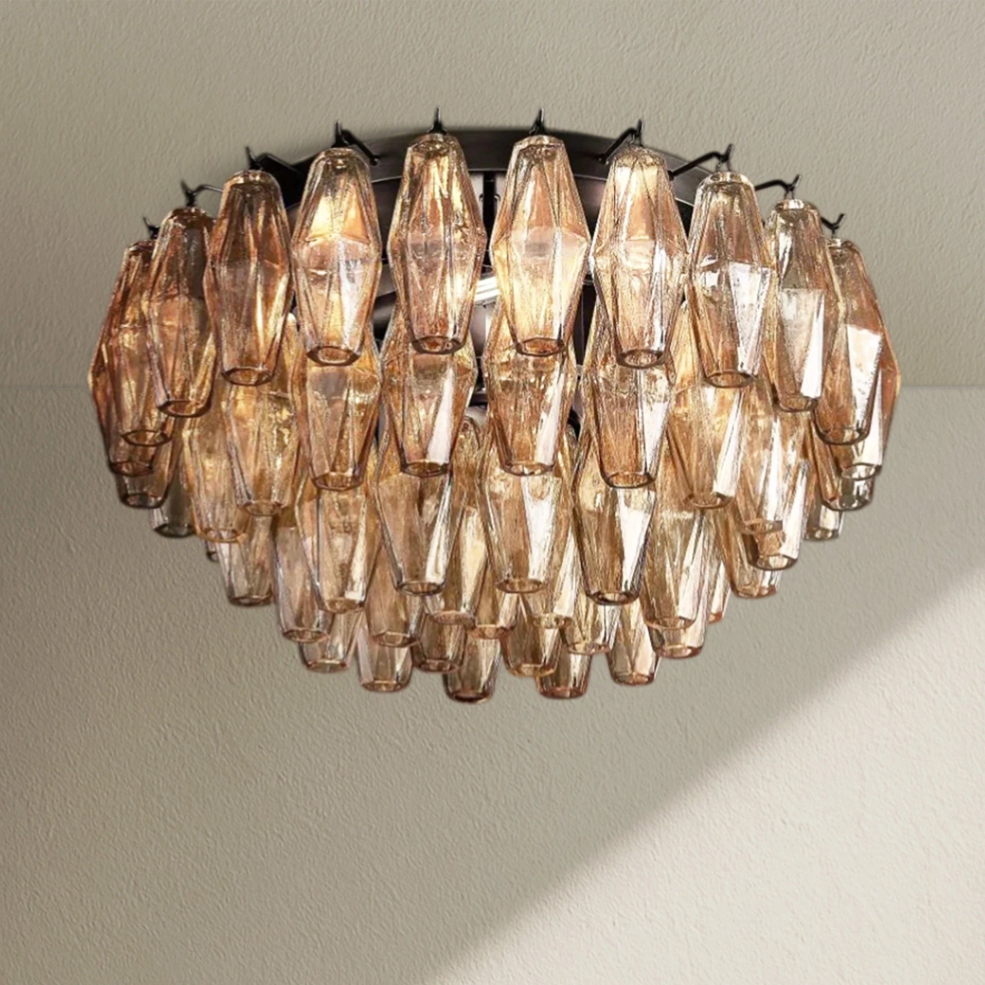 CHRAFZ Glass Flushmount 17"24"