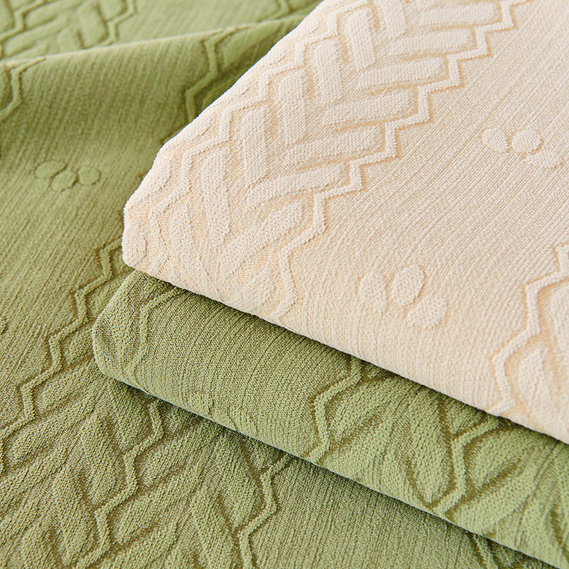 Chenille Wheat Ear Printed Breathable Non-slip Couch Cover