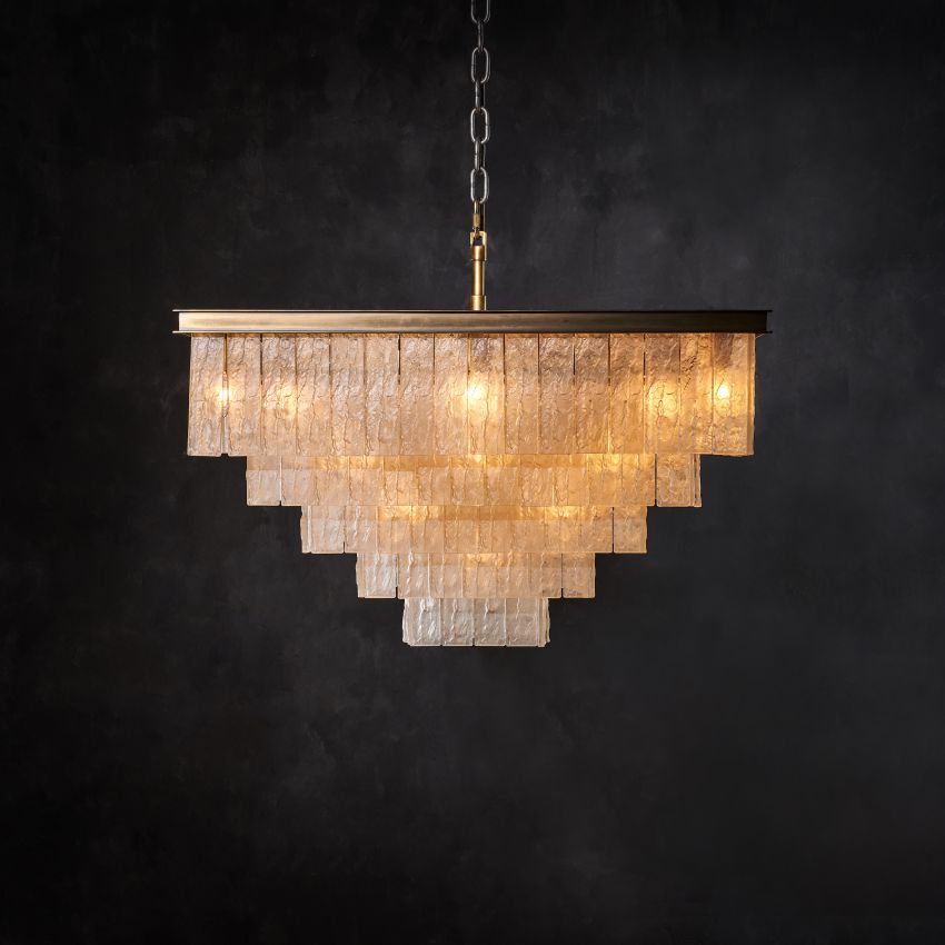Claire Square Chandelier-Joyfuzzy