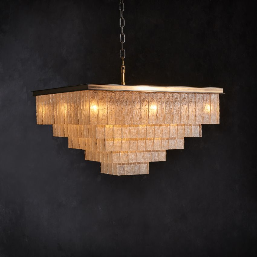 Claire Square Chandelier-Joyfuzzy