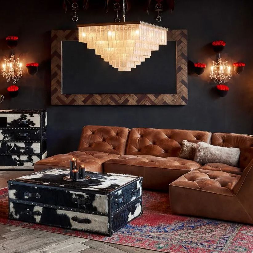 Claire Square Chandelier-Joyfuzzy