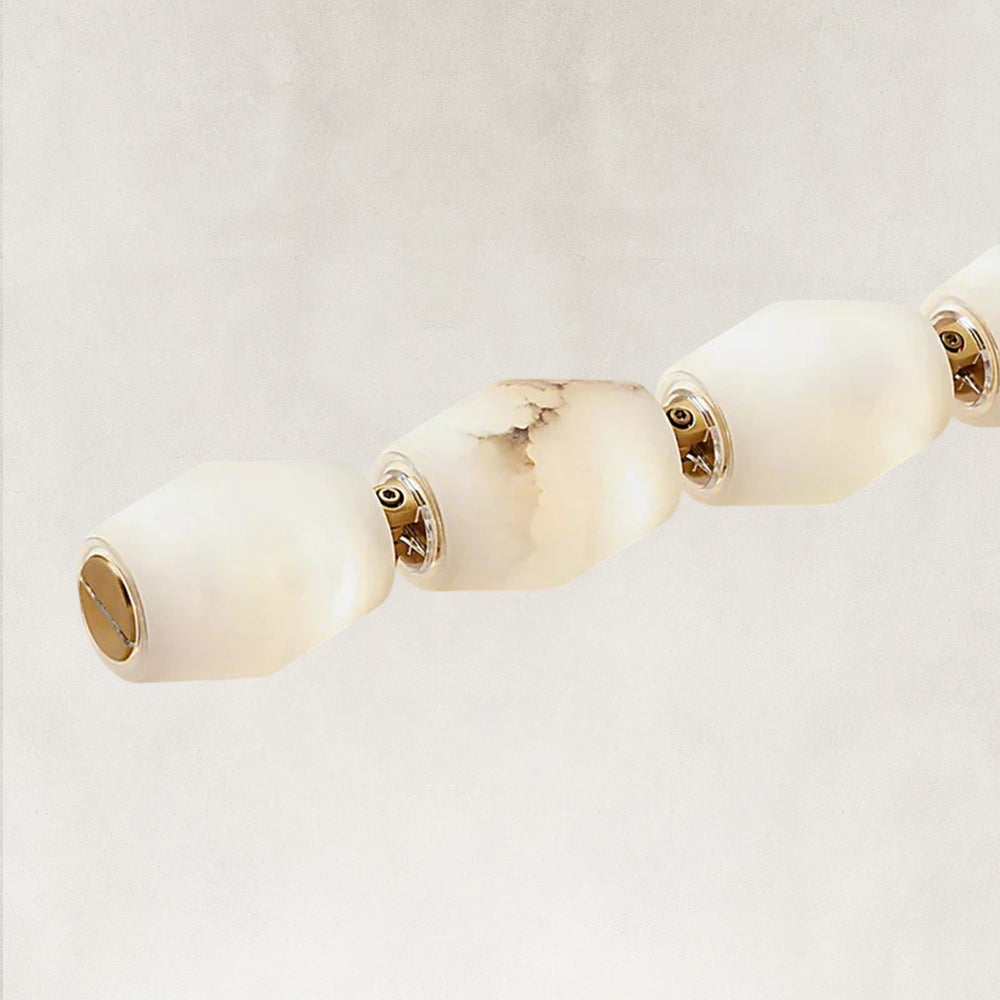 Clairval Linear Alabaster Pendant 30”H