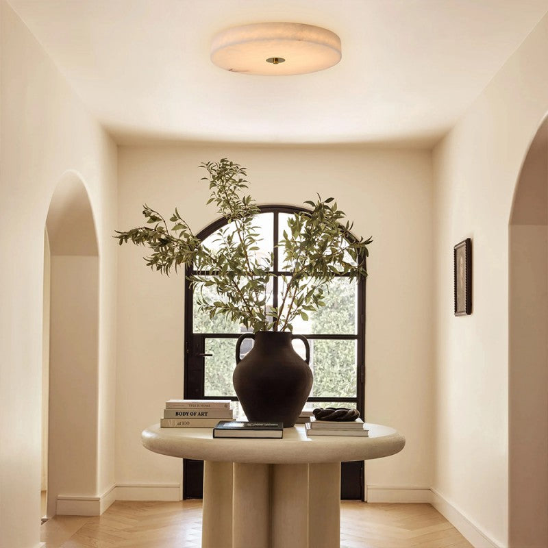 Coro Alabaster Ceiling Light 11.8"D