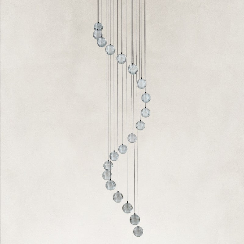 Elara Floating Crystal Ball Chandelier 26"D