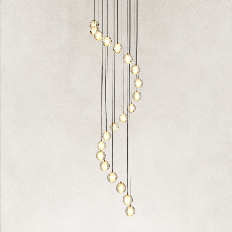 Elara Floating Crystal Ball Chandelier 26"D