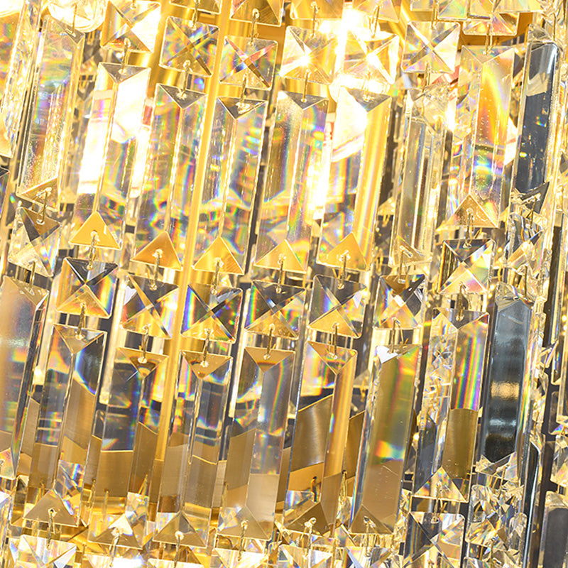 Elegant Crystal Chandelier for Duplex Villas-Joyfuzzy