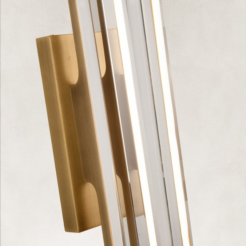 Elen Crystal Double Wall Sconce 19"H