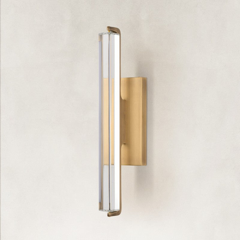 Elen Crystal Single Wall Sconce 19"H