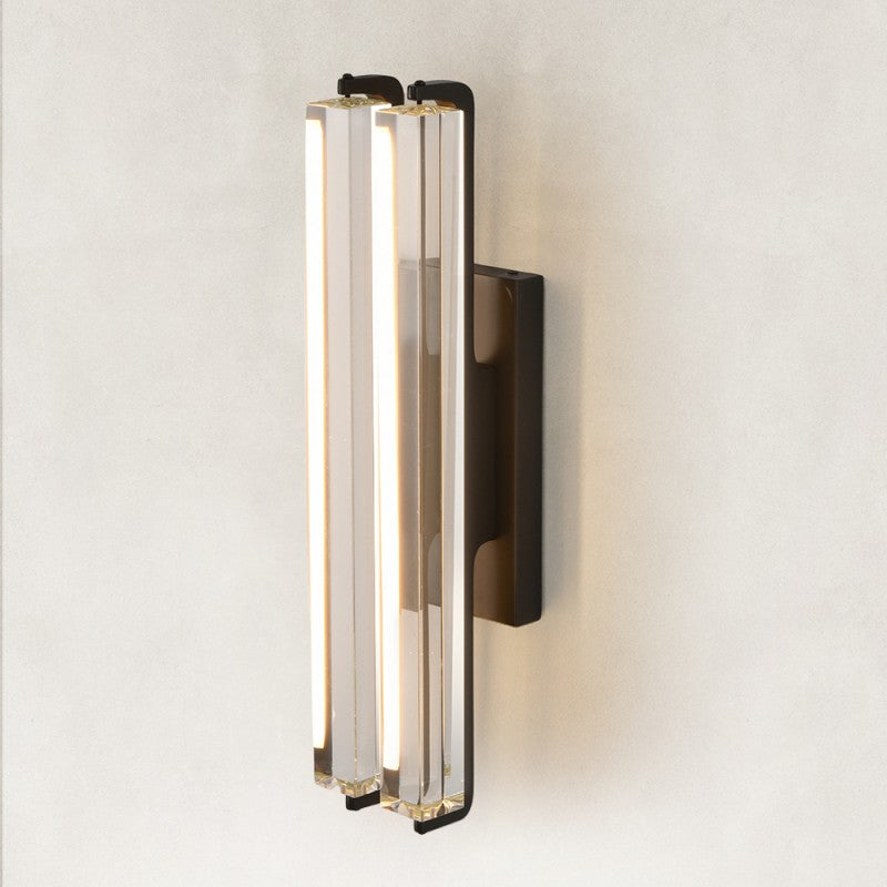 Elen Crystal Double Wall Sconce 19"H