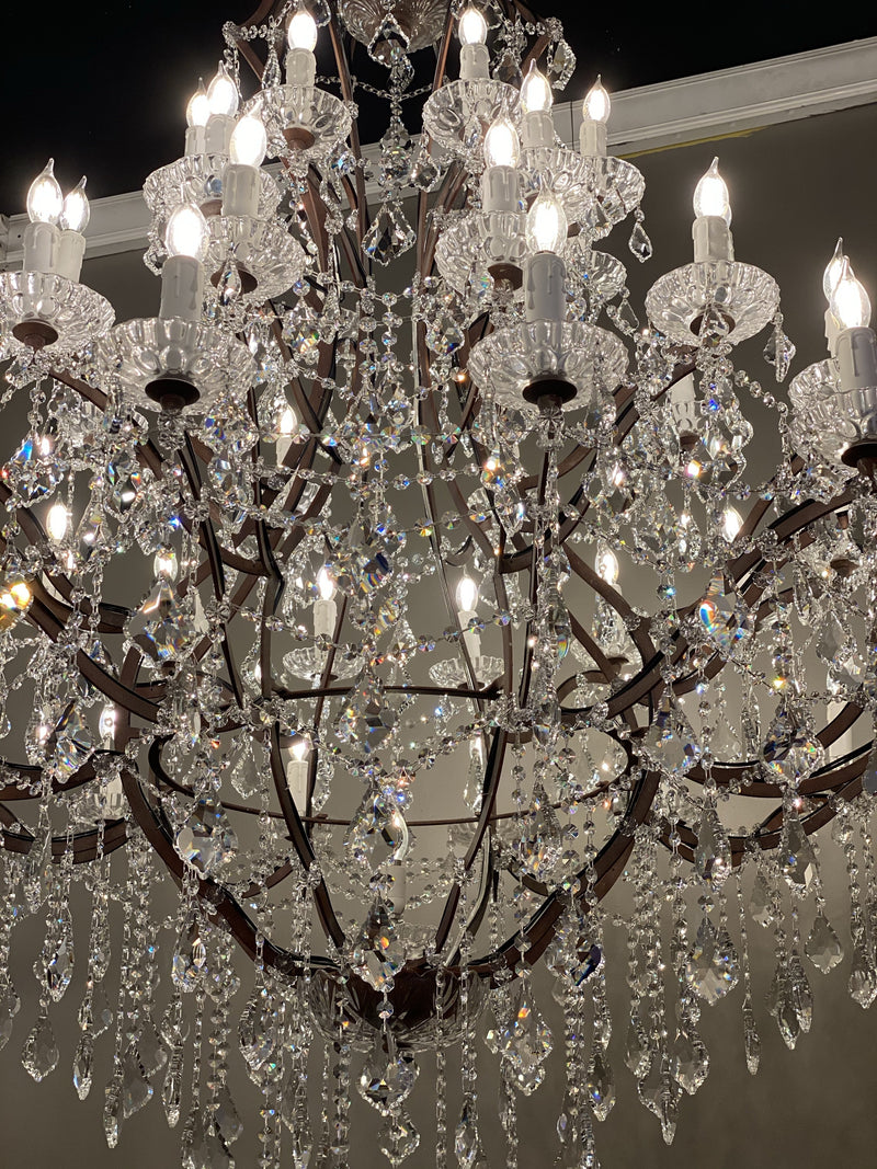 Empire Maria Theresa Crystal Chandelier 60” /50-LIGHT-Joyfuzzy