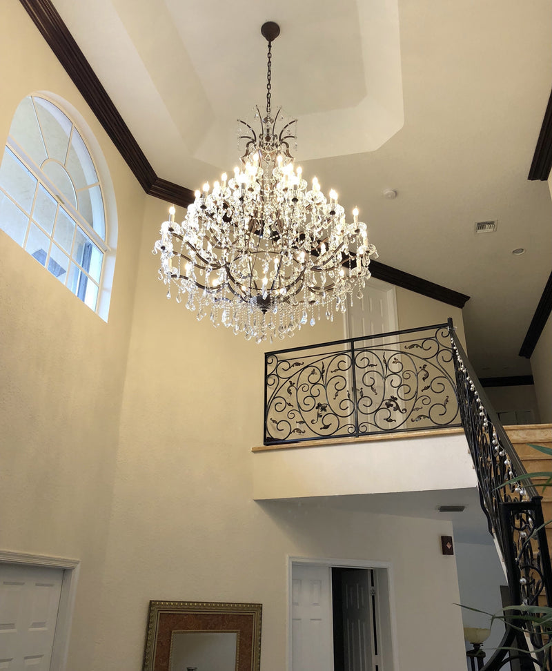 Empire Maria Theresa Crystal Chandelier 60” /50-LIGHT-Joyfuzzy