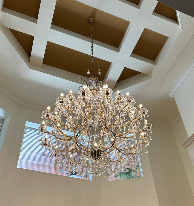 Empire Maria Theresa Crystal Chandelier 60” /50-LIGHT-Joyfuzzy