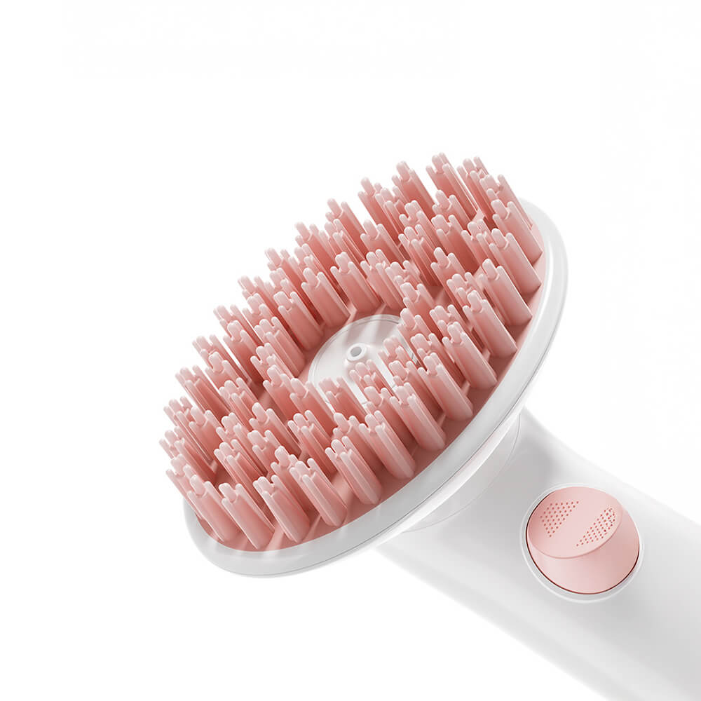 2 In 1 Shampoo Dispenser & Massage Frother Dog Bath Brush