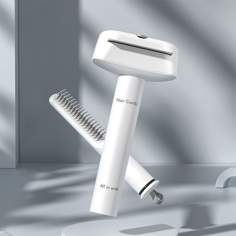 3 In 1 Deshedding Brush Pet Hair Grooming Comb