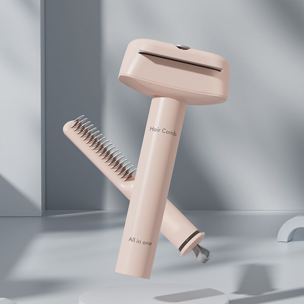 3 In 1 Deshedding Brush Pet Hair Grooming Comb