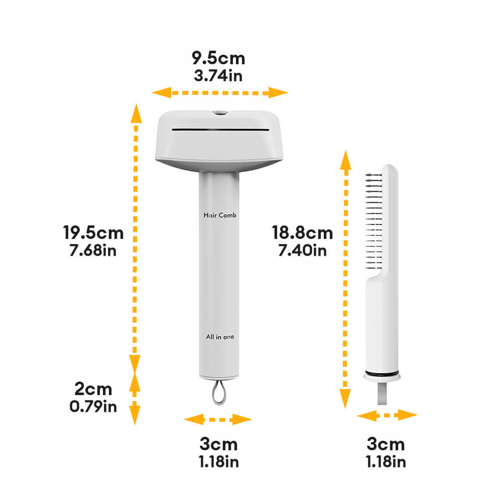 3 In 1 Deshedding Brush Pet Hair Grooming Comb