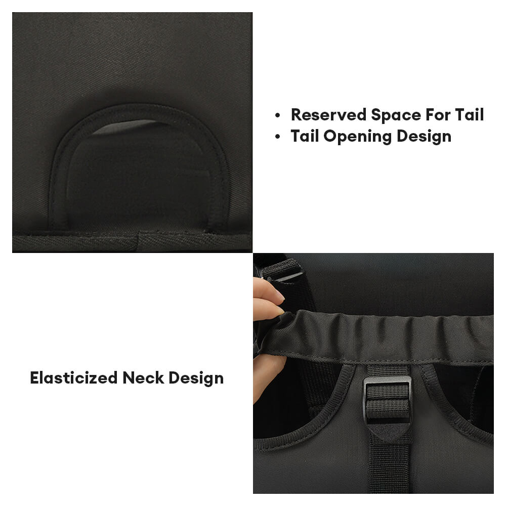 Breathable and Adjustable Portable Front-Hugging Backpack Dog Travel Bag