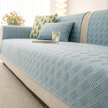 Modern Geometric Breathable Cooling Non-Slip Couch Cover