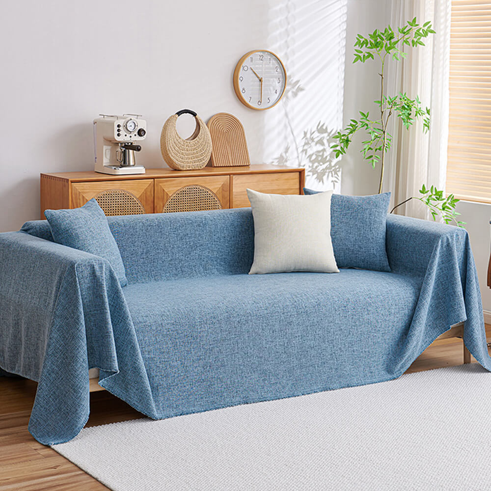 Modern Minimalist Linen Fringe Durable Couch Cover