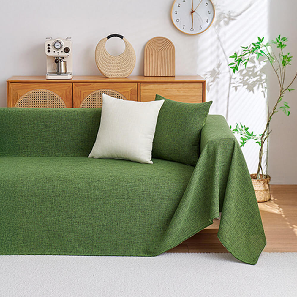 Modern Minimalist Linen Fringe Durable Couch Cover