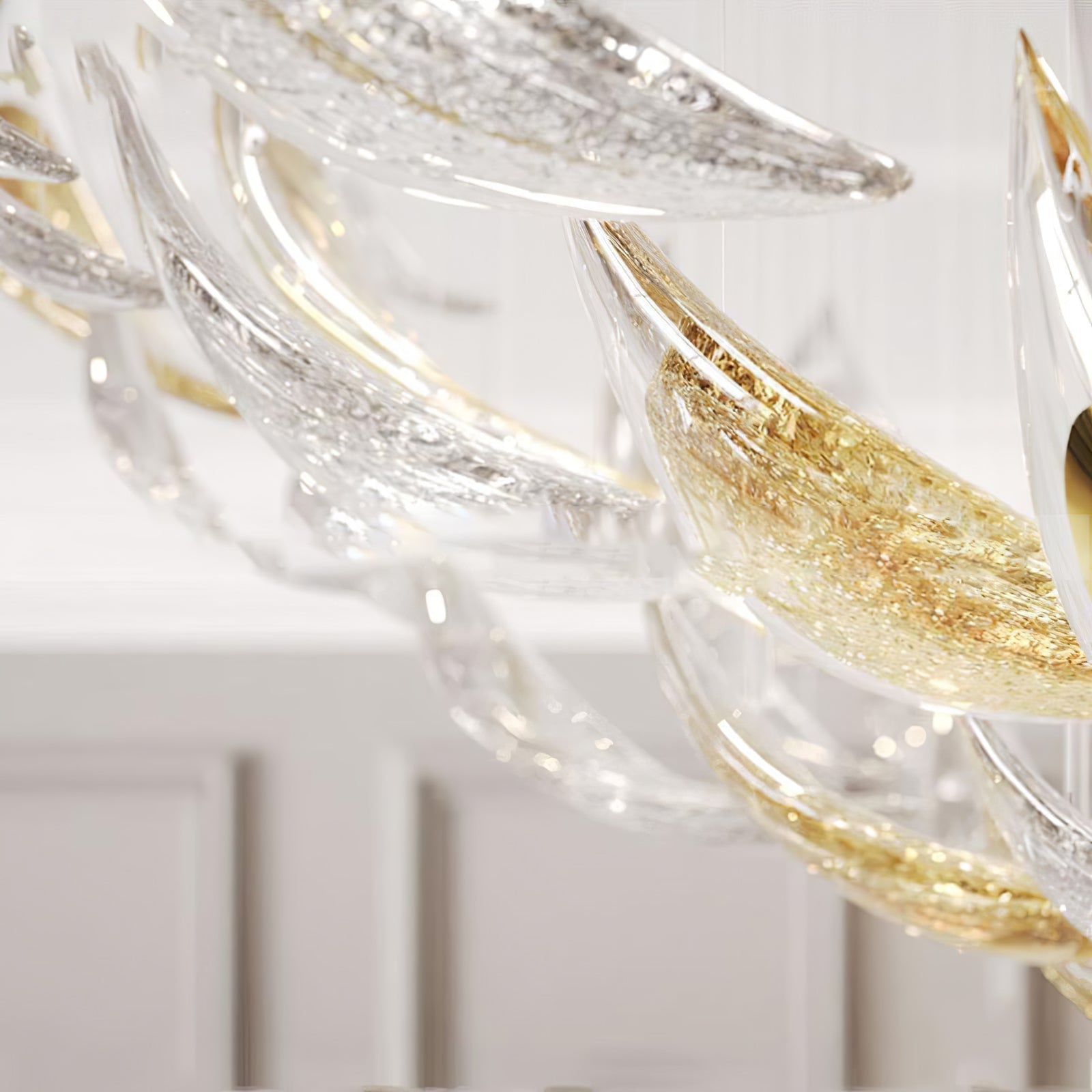 Floating Leaves Chandelier-Joyfuzzy