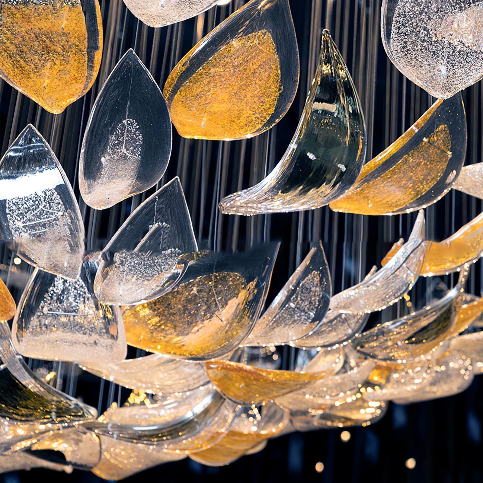 Floating Leaves Chandelier-Joyfuzzy