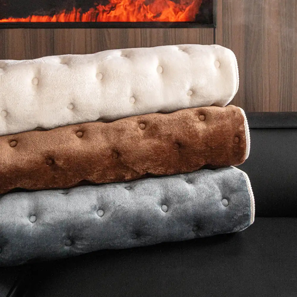 Vintage Leather Sofa Protection Non-Slip Couch Cover