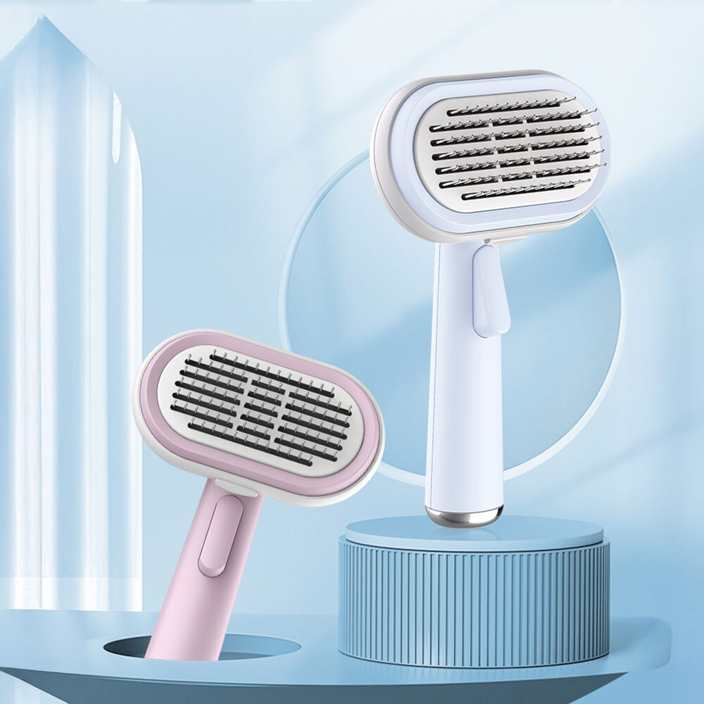 5 IN 1 Dogs & Cats Self-Cleaning Brush Pet Grooming Kit