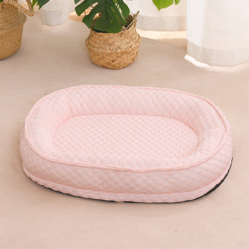 Cooling Comfort Elevated Donut Oval Dog Bed