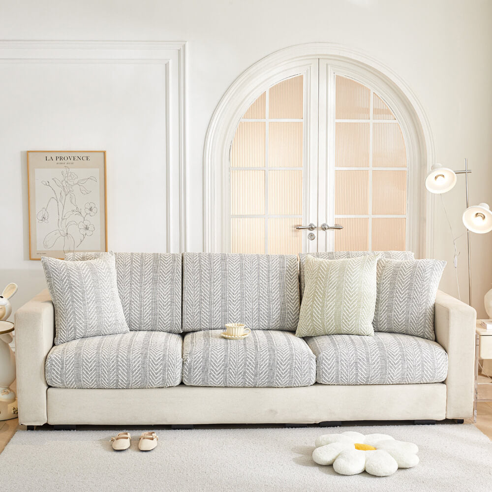 Herringbone Chenille Anti-Slip Magic Couch Cover