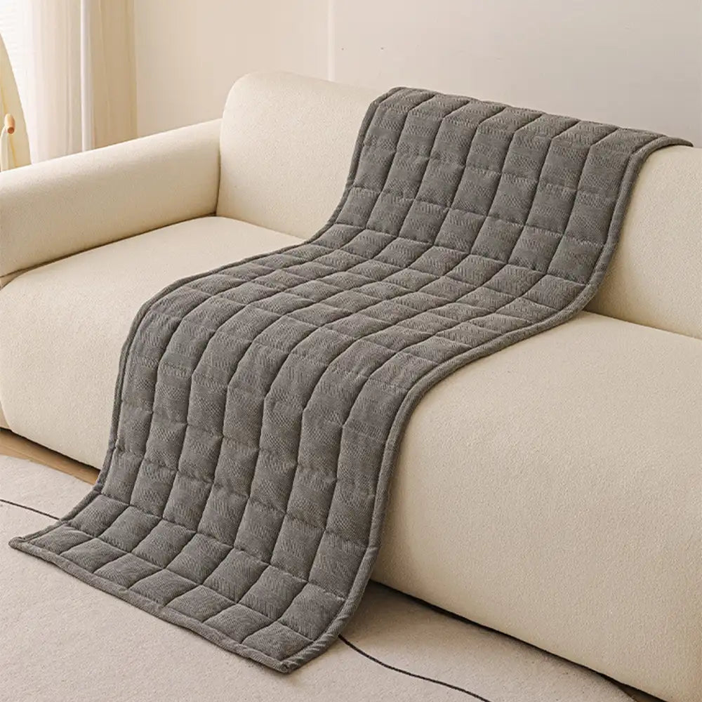 Herringbone Chenille Elegant Breathable Sofa Decoration Non-slip Couch Cover